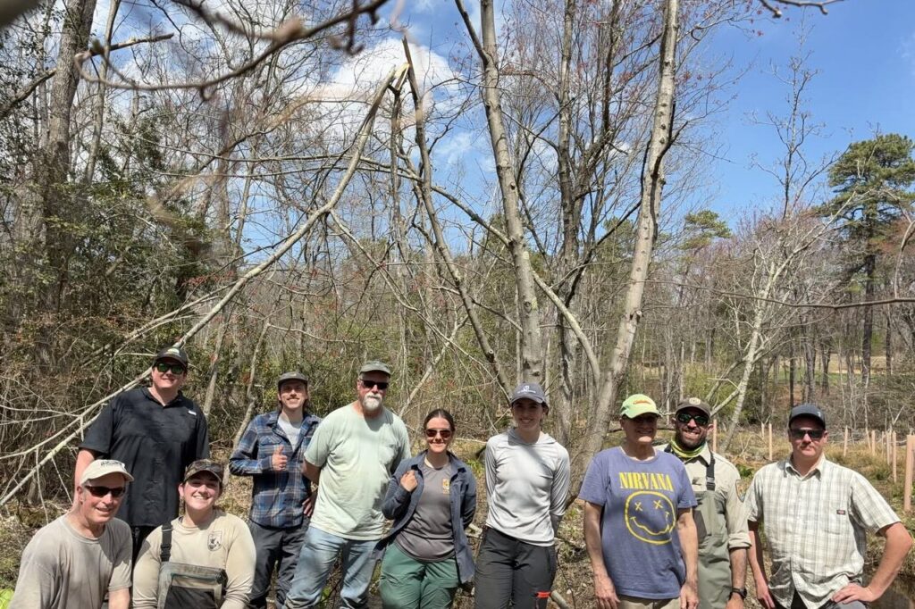 delatlantic team at masons run restoration project south nj