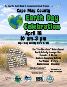 Cape May County Earth Day Celebration poster