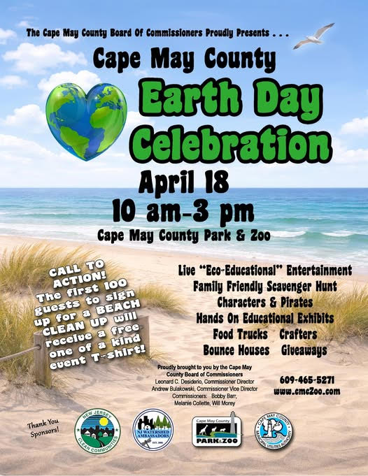 Cape May County Earth Day Celebration poster