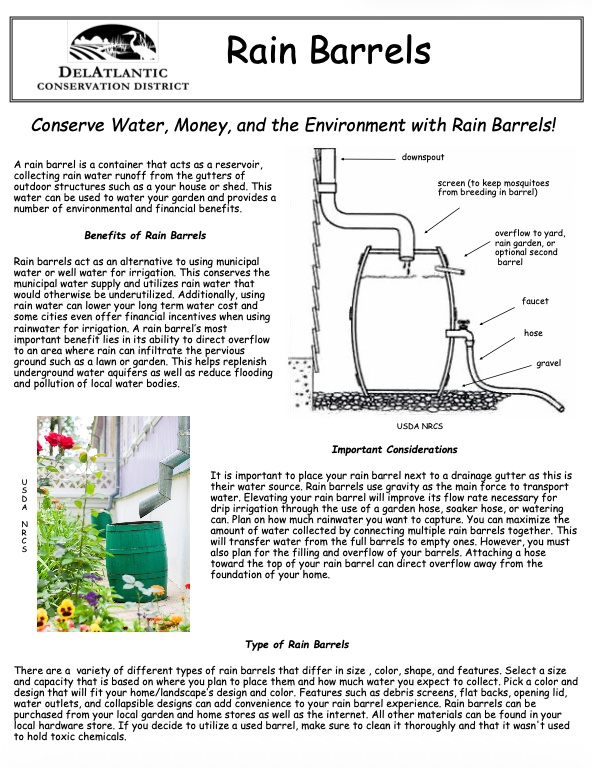DelAtlantic rain barrels downloadable handout thumbnail